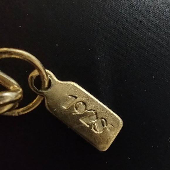 1928 Vintage Gold Trinket Choker Necklace - Picture 9 of 14